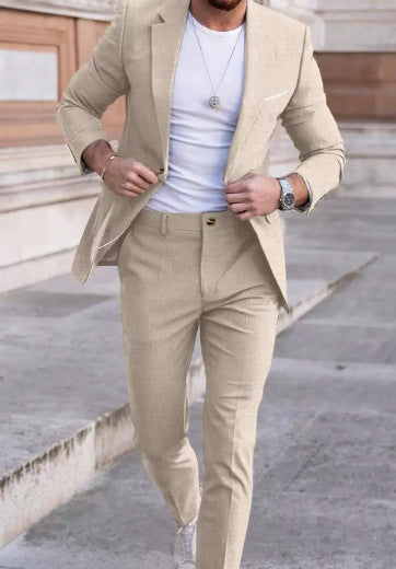The 'Premier' Single-Breasted One-Button Suit Set