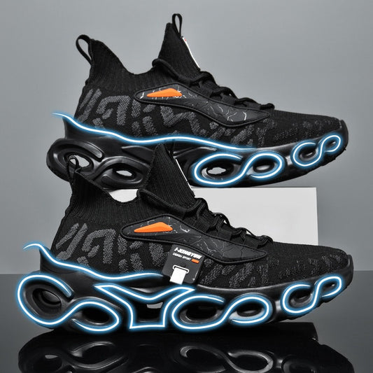 Flywoven casual running shoes for men