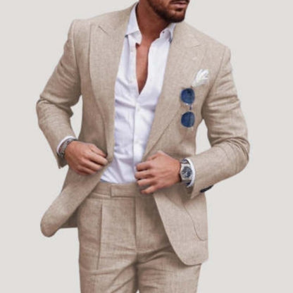 The 'Premier' Single-Breasted One-Button Suit Set