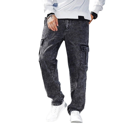 The 'District' Multi-Pocket Utility Denim Jeans