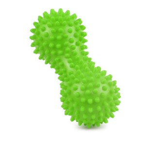 1pcs  4 Colors Yoga Peanut Shape Massage Durable PVC Spiky Massage Ball Trigger Point Sport Fitness Hand Foot Pain Relief