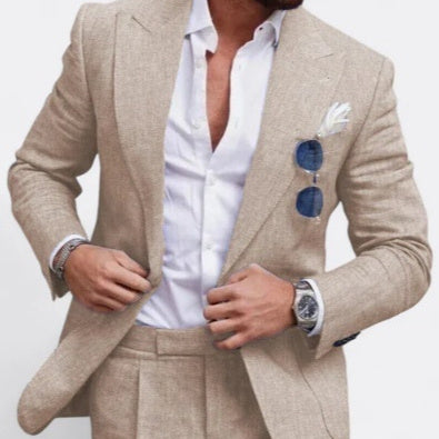 The 'Premier' Single-Breasted One-Button Suit Set