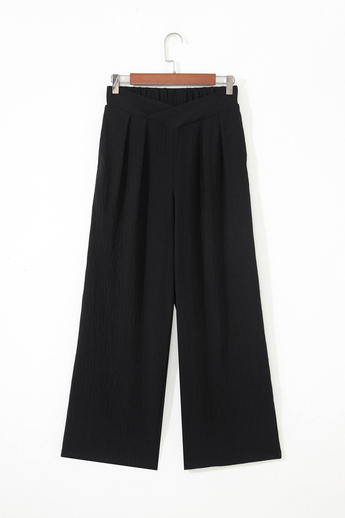 Women’s High Waist Wide Leg Black Pants