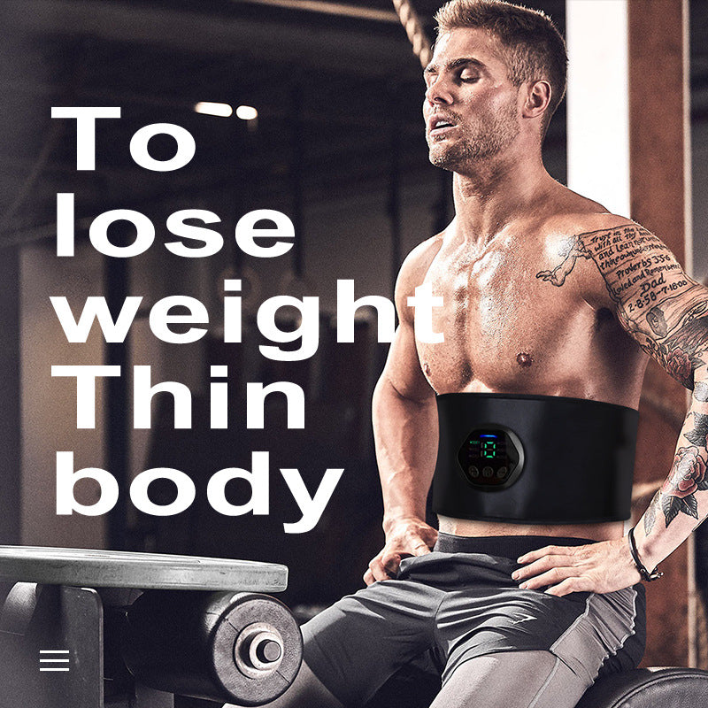 Wearable abdominal trainer with wireless function

