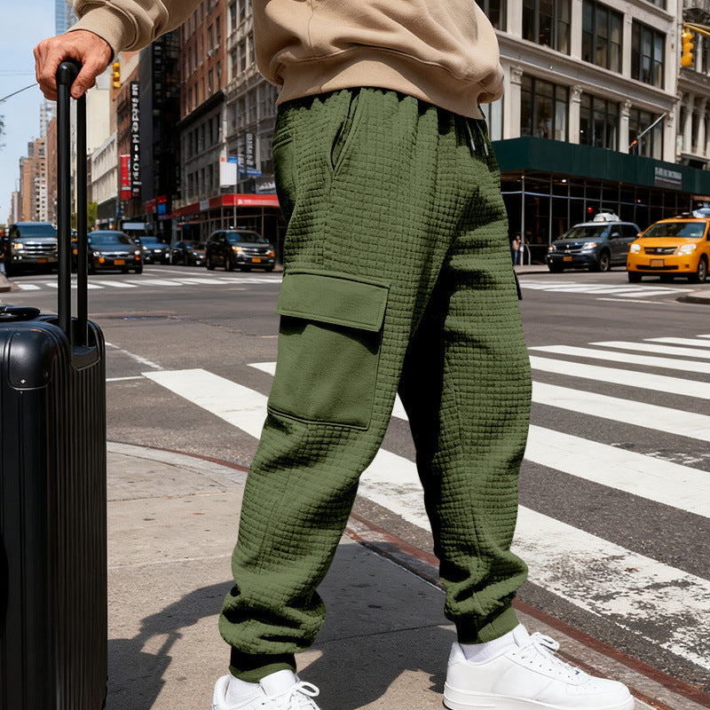 The 'Metro-Trek' Jacquard Utility Commuter Trousers
