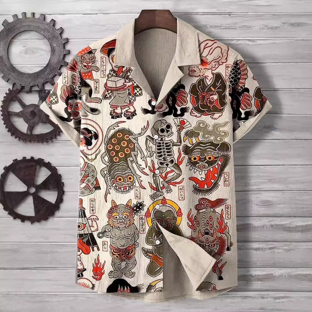 The 'Coastal-Flex' 4-Way Stretch Cuban Collar Shirt