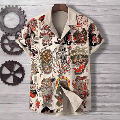 The 'Coastal-Flex' 4-Way Stretch Cuban Collar Shirt
