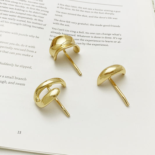 Japanese and Korean headdress accessories hairpins fashionable and simple small fresh ponytail hairpins for girls metal high-grade hair hooks and hair buckles