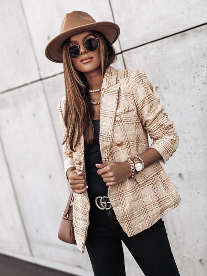 The 'Vanguard' Statement Patterned Double-Breasted Suit