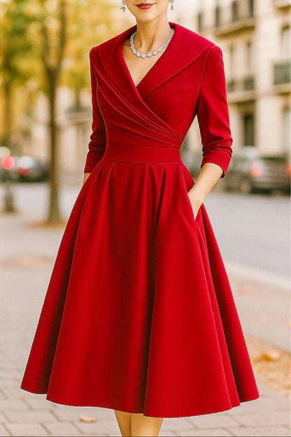 The 'Belle-Époque' French-Style Cinched Waist Dress