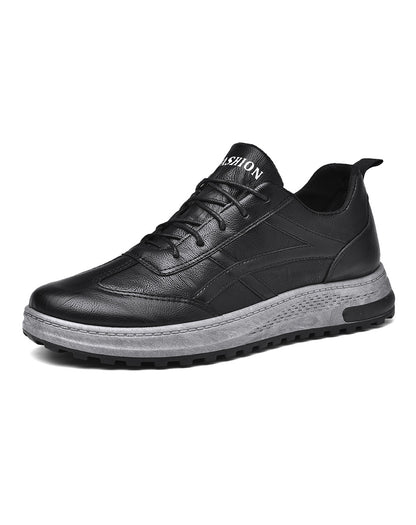 The 'City-Sleek' Casual Leather Low-Top Sneaker