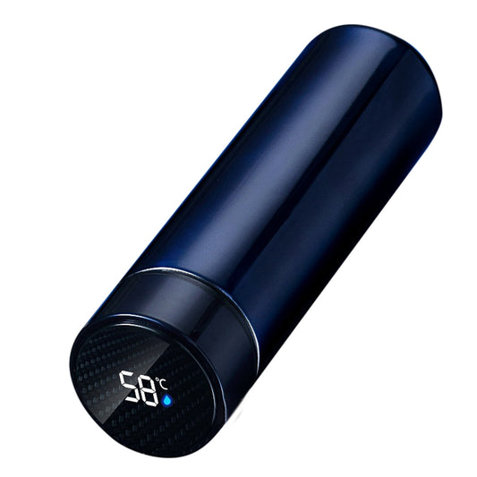 Smart stainless steel water cup with temperature display

