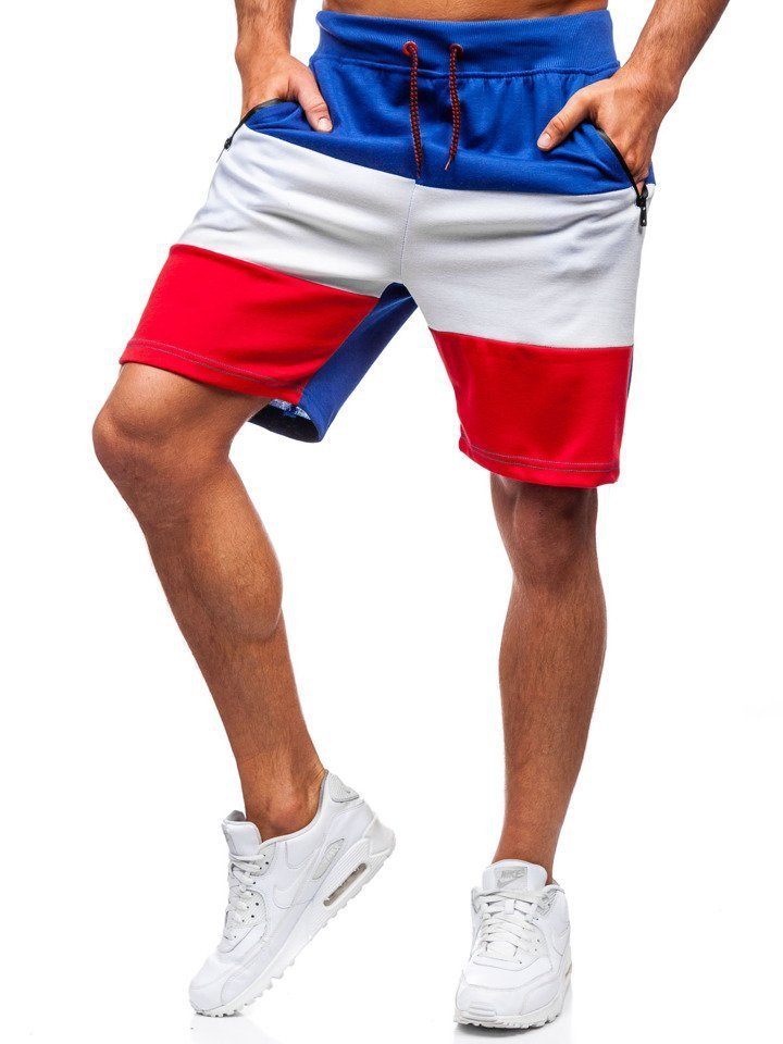 The Apex Color-Block Athletic Shorts