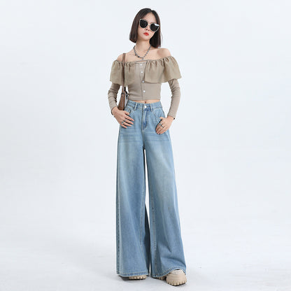 The 'Brooklyn' 90s Retro High-Rise Wide-Leg Jeans