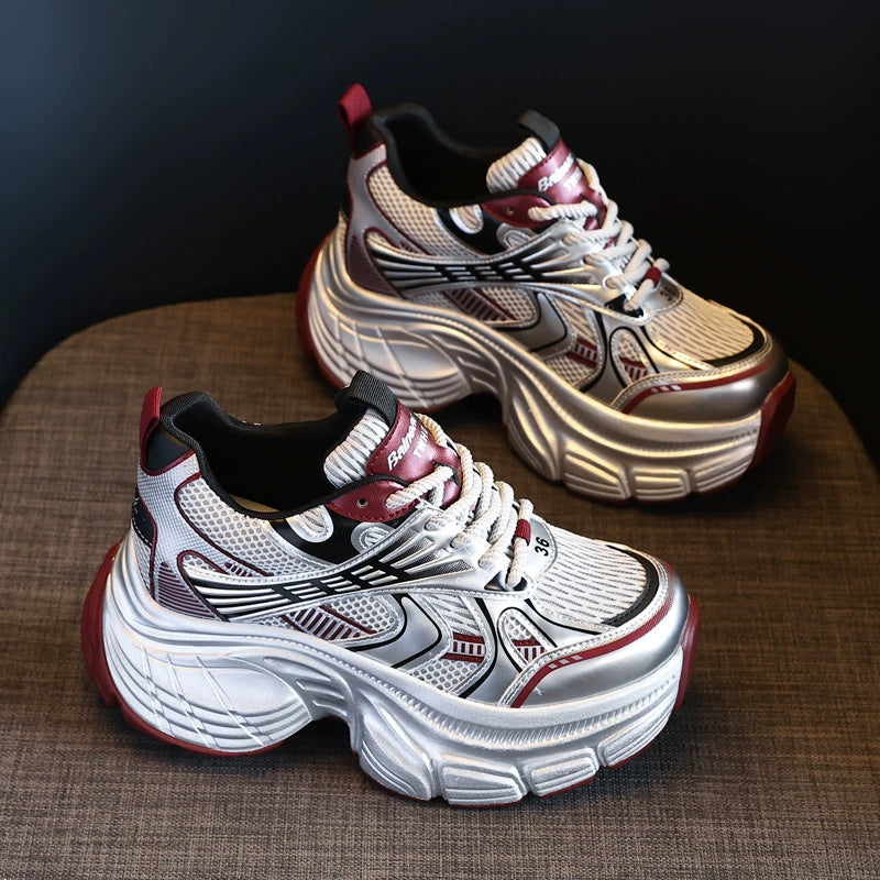 Chunky sole futuristic trainers for women and men


