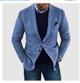 The 'Grand-Master' Big & Tall Patterned Double-Breasted Blazer