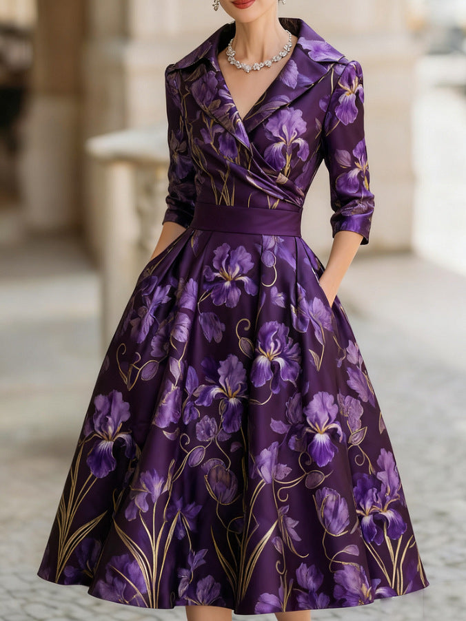 The 'Belle-Époque' French-Style Cinched Waist Dress