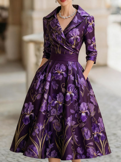 The 'Belle-Époque' French-Style Cinched Waist Dress
