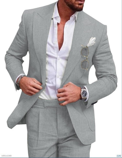 The 'Premier' Single-Breasted One-Button Suit Set