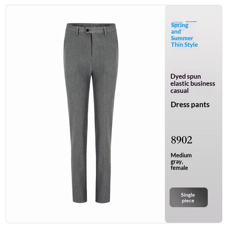 The 'Sculpt-Flow' High-Waisted Pleated Trousers