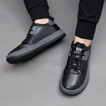 The 'Daily-Classic' Versatile Faux Leather Sneakers