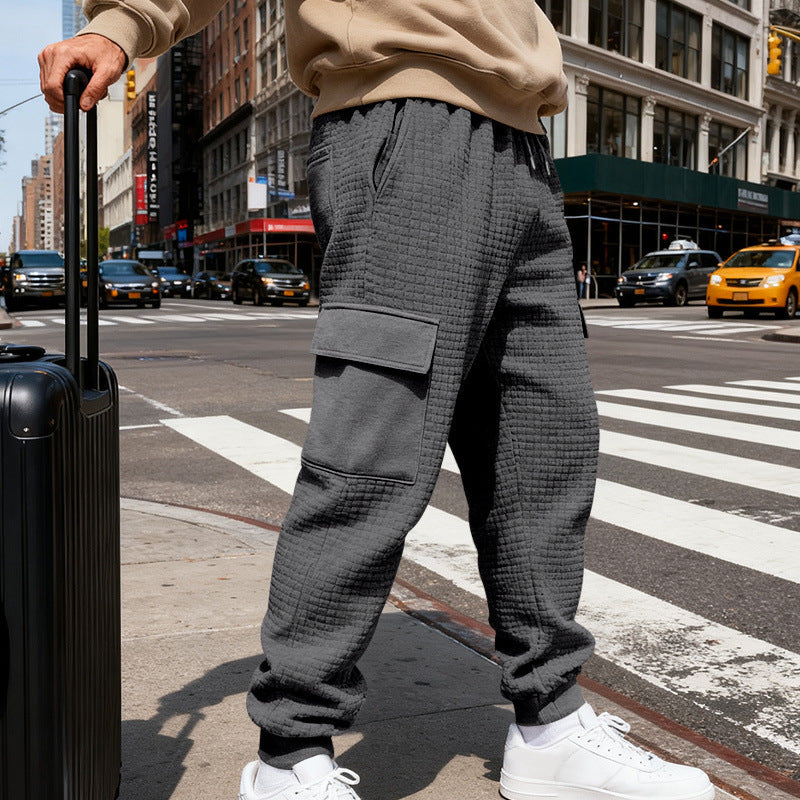The 'Metro-Trek' Jacquard Utility Commuter Trousers
