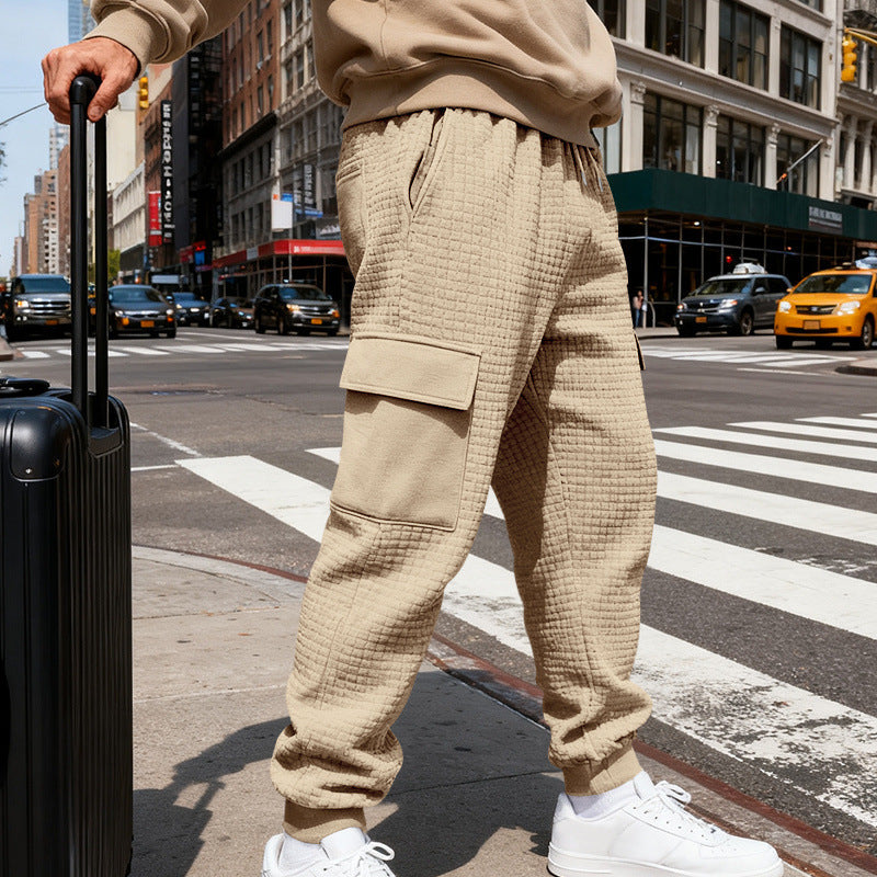 The 'Metro-Trek' Jacquard Utility Commuter Trousers