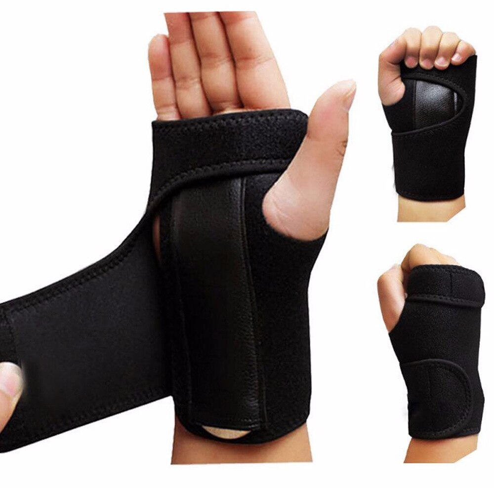 Adjustable wrist and arm protector with steel plate

