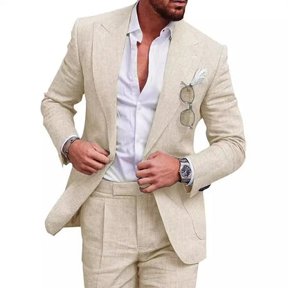 The 'Premier' Single-Breasted One-Button Suit Set