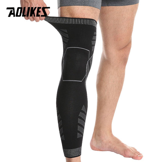 AOLIKES elastic knee support brace front view

