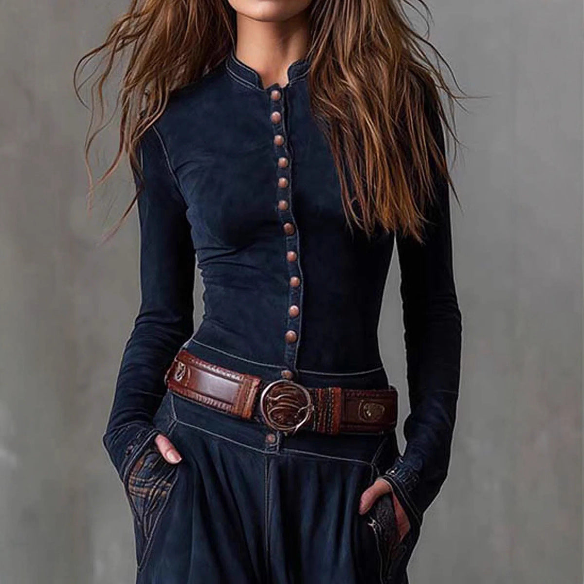 The 'Heritage' Plaid Patchwork Velvet Dress