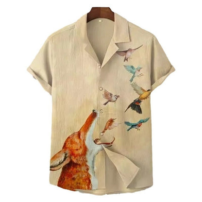 The 'Coastal-Flex' 4-Way Stretch Cuban Collar Shirt
