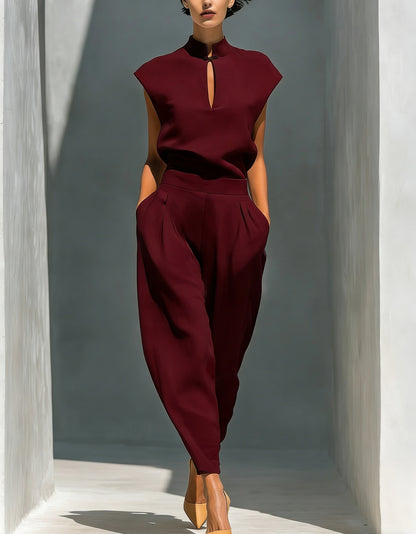 The 'Oriental-Zen' Lustrous Satin Mandarin Set