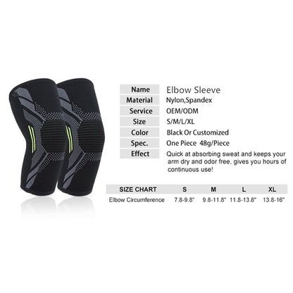 Breathable elbow pad for volleyball players

