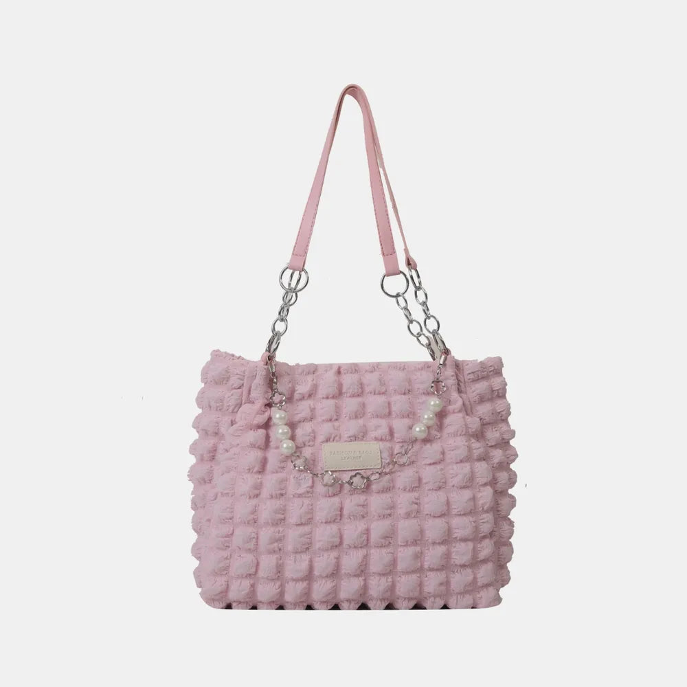 textured tote for women

