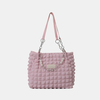 textured tote for women

