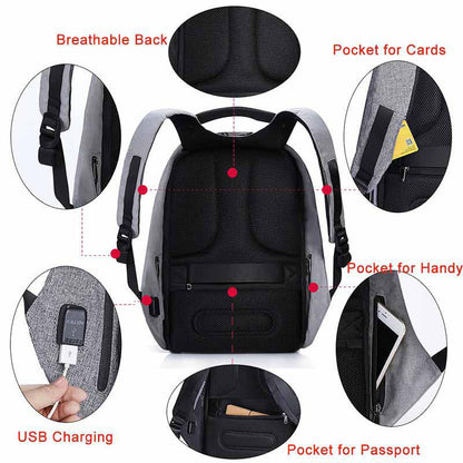 Stylish men’s school and work backpack

