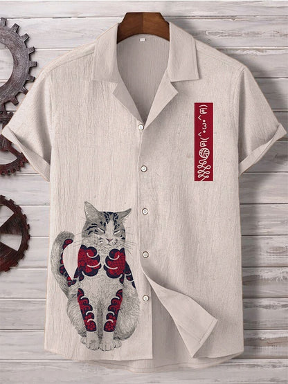 The 'Coastal-Flex' 4-Way Stretch Cuban Collar Shirt