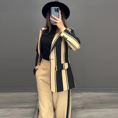 The 'Executive' Contrast Pinstripe Two-Piece Suit