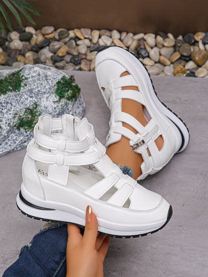 Women's Close-toed Hollow-out Sandals Summer Fashion Platform Shoes