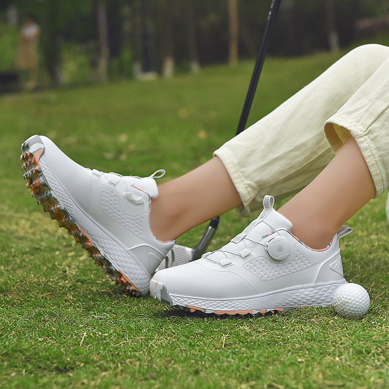 Unisex Professional Golf Shoes with Rotating Spikes