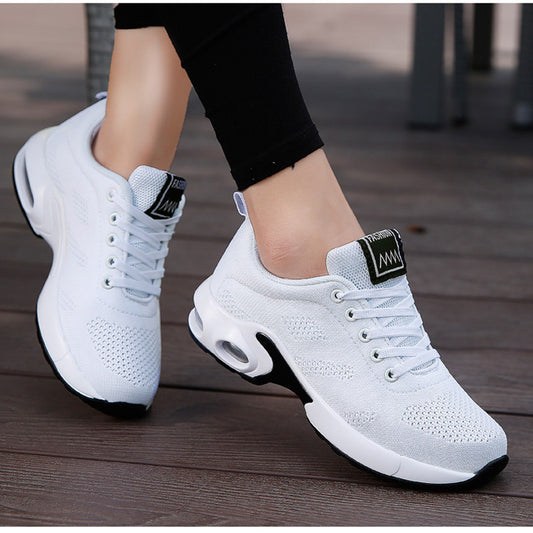 Women’s breathable flyknit sports shoes

