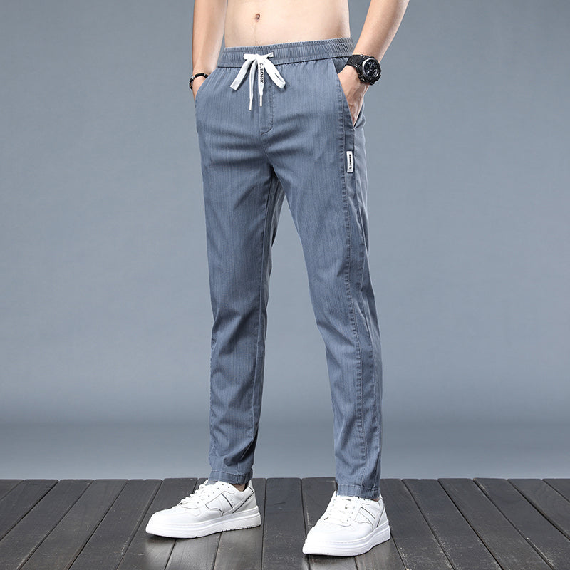 The 'Frost-Flow' Ultra-Lightweight Ice Silk Casual Pants