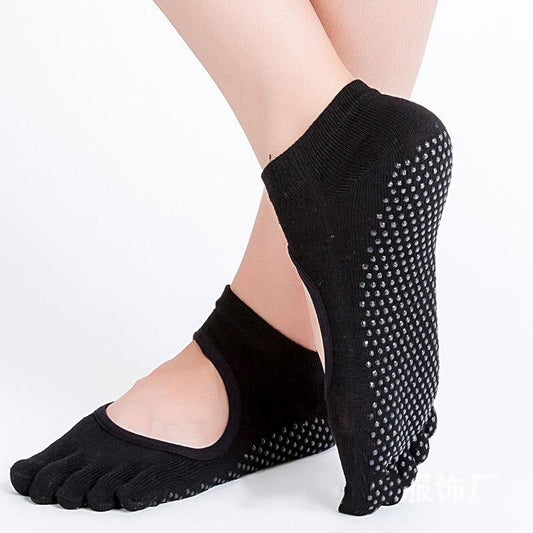 The Grip & Flow 5-Toe Studio Socks