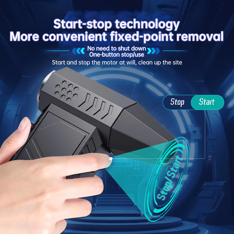 360,000 RPM Mini Turbo Jet Violent Fan   High - Speed Brushless Handheld Duct Cleaning Fan