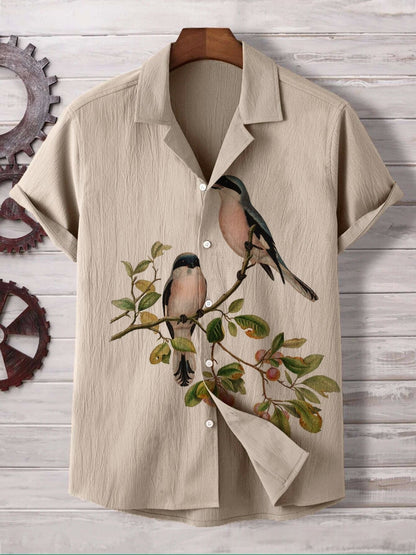 The 'Coastal-Flex' 4-Way Stretch Cuban Collar Shirt