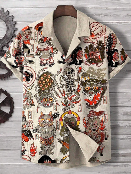 The 'Coastal-Flex' 4-Way Stretch Cuban Collar Shirt
