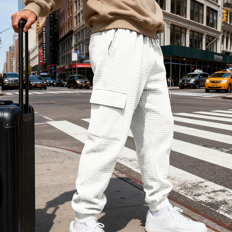 The 'Metro-Trek' Jacquard Utility Commuter Trousers