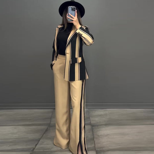 The 'Executive' Contrast Pinstripe Two-Piece Suit