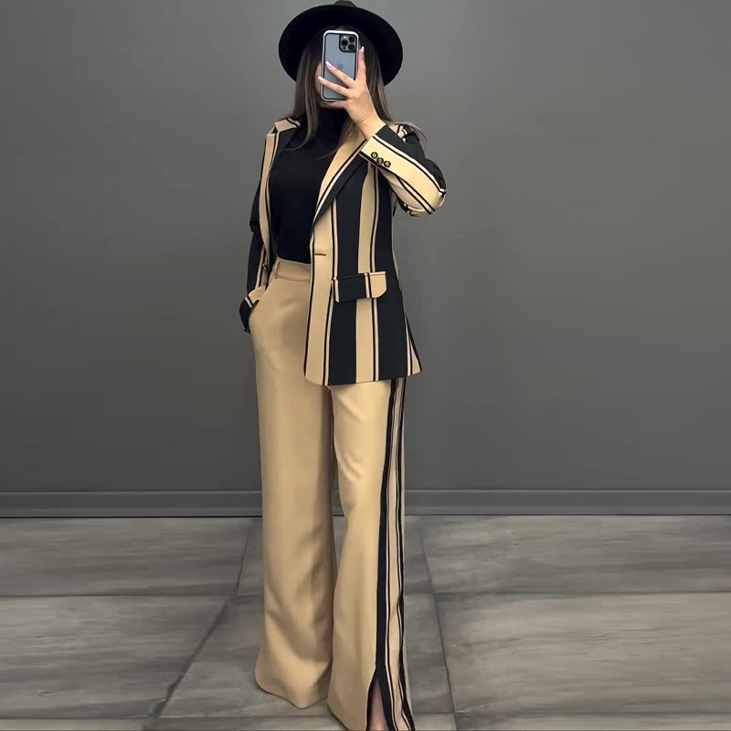 The 'Executive' Contrast Pinstripe Two-Piece Suit